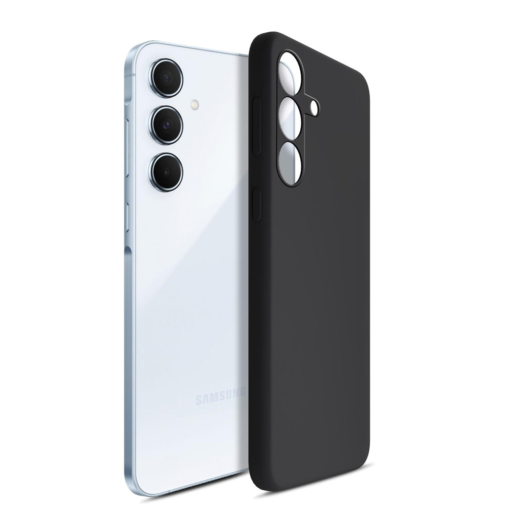 3mk silikoninis dėklas, skirtas Samsung Galaxy A55 5G – juodas