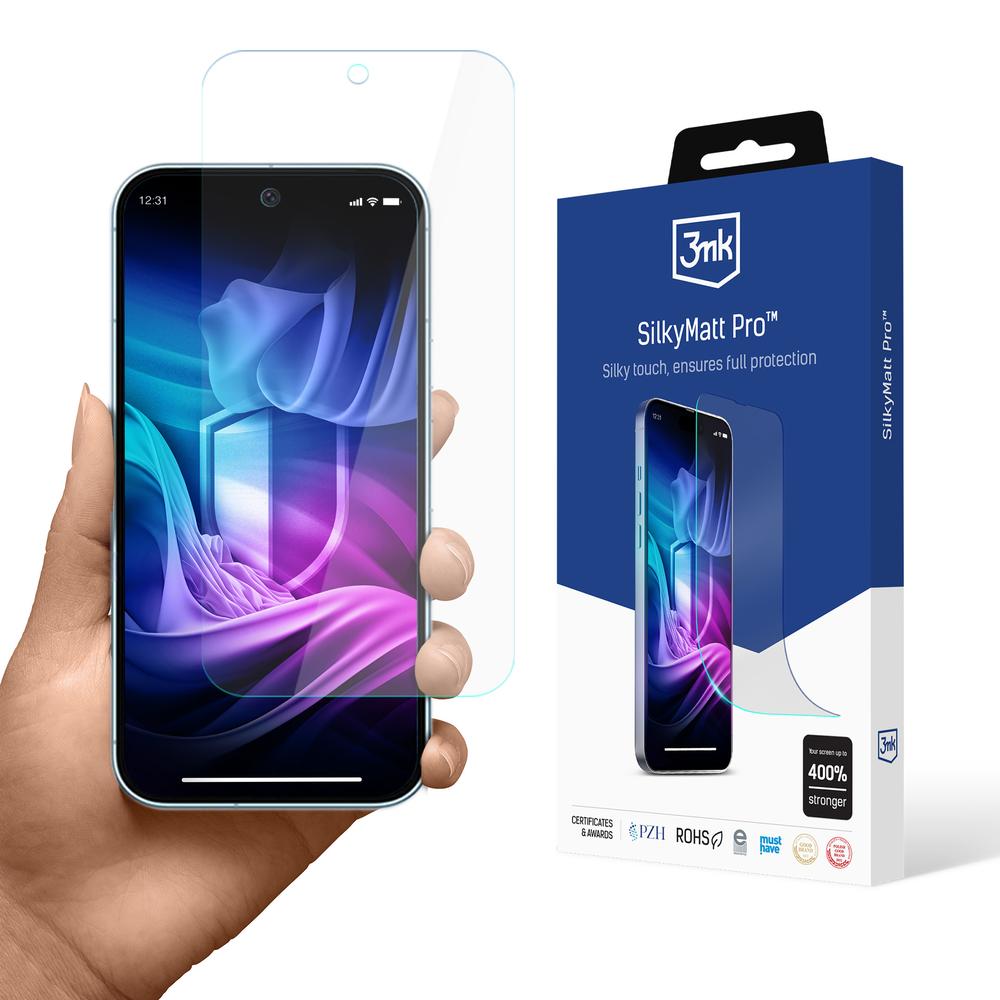 3mk Silky Matt Pro Matte Film, skirta Google Pixel 9/9 Pro