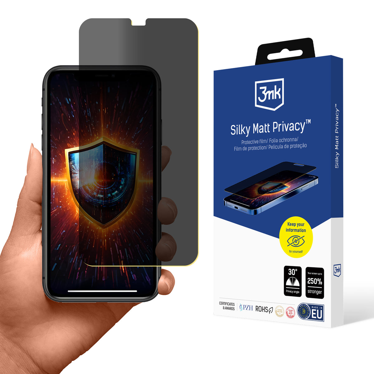 Privatumo filmas 3mk Silky Matt Privatumas, skirtas Apple iPhone 11 -- iPhone 11