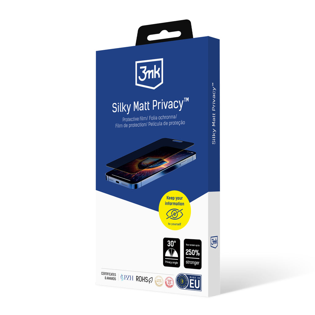„Xiaomi Redmi Note 13 Pro 4G“ privatumo filmas 3mk Silky Matt Privatumas -- Xiaomi Redmi Note 13 Pro