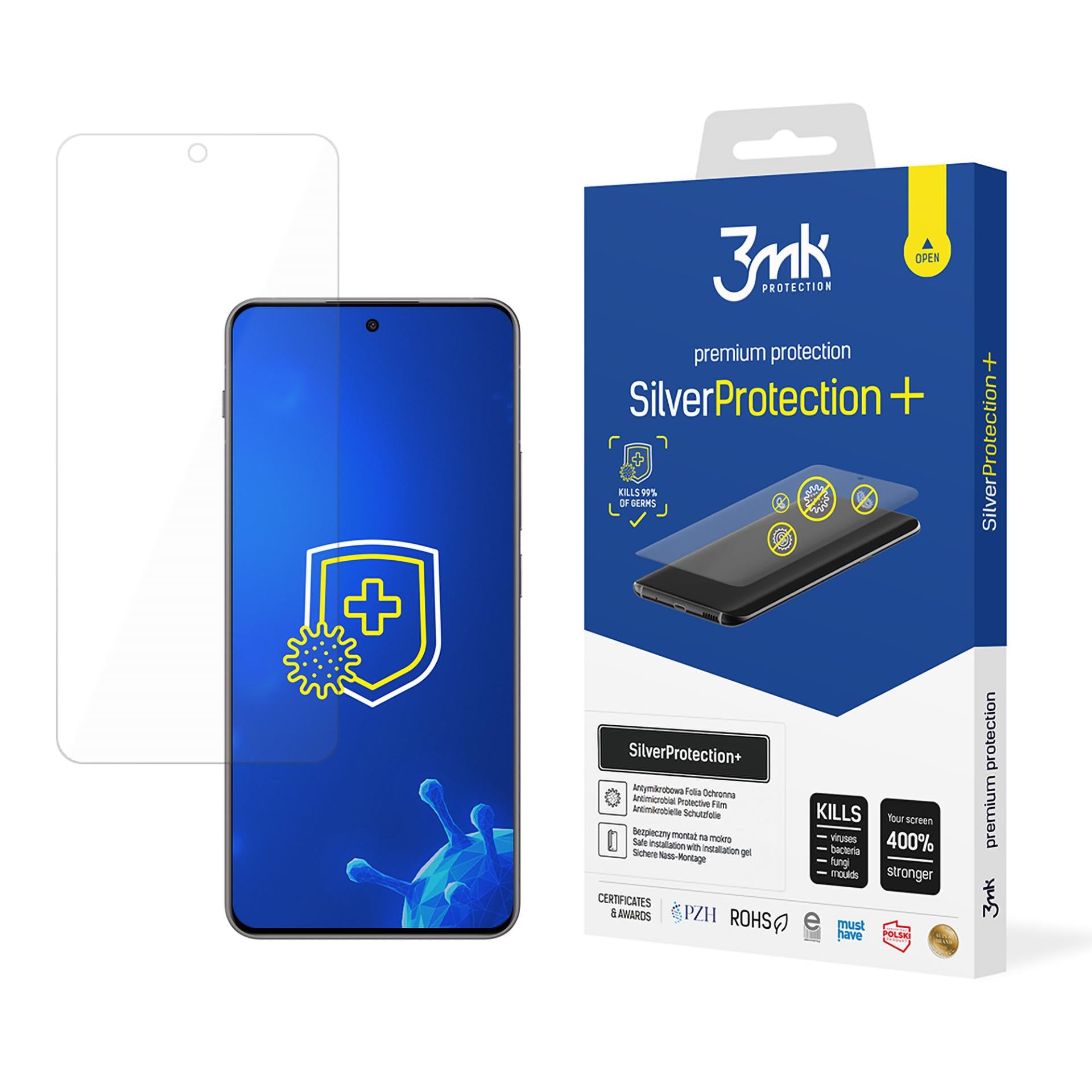 Antibakterinė apsauginė plėvelė 3mk SilverProtection+ skirta OnePlus Nord 4 -- OnePlus Nord 4