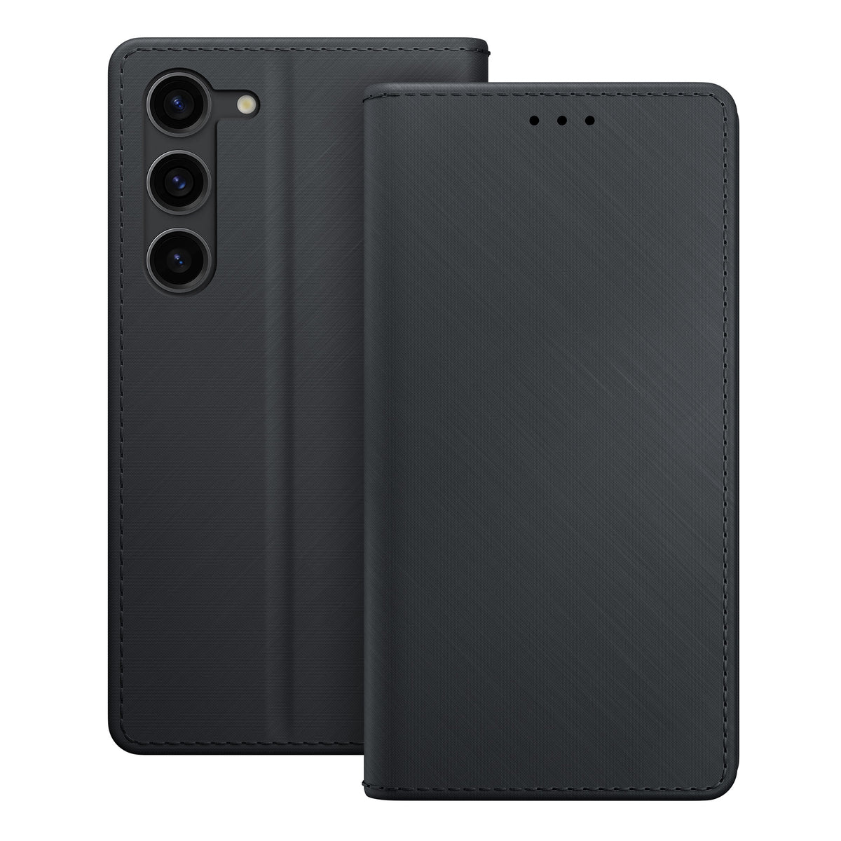3mk wallet dėklas skirtas Samsung Galaxy S23 5G - Black