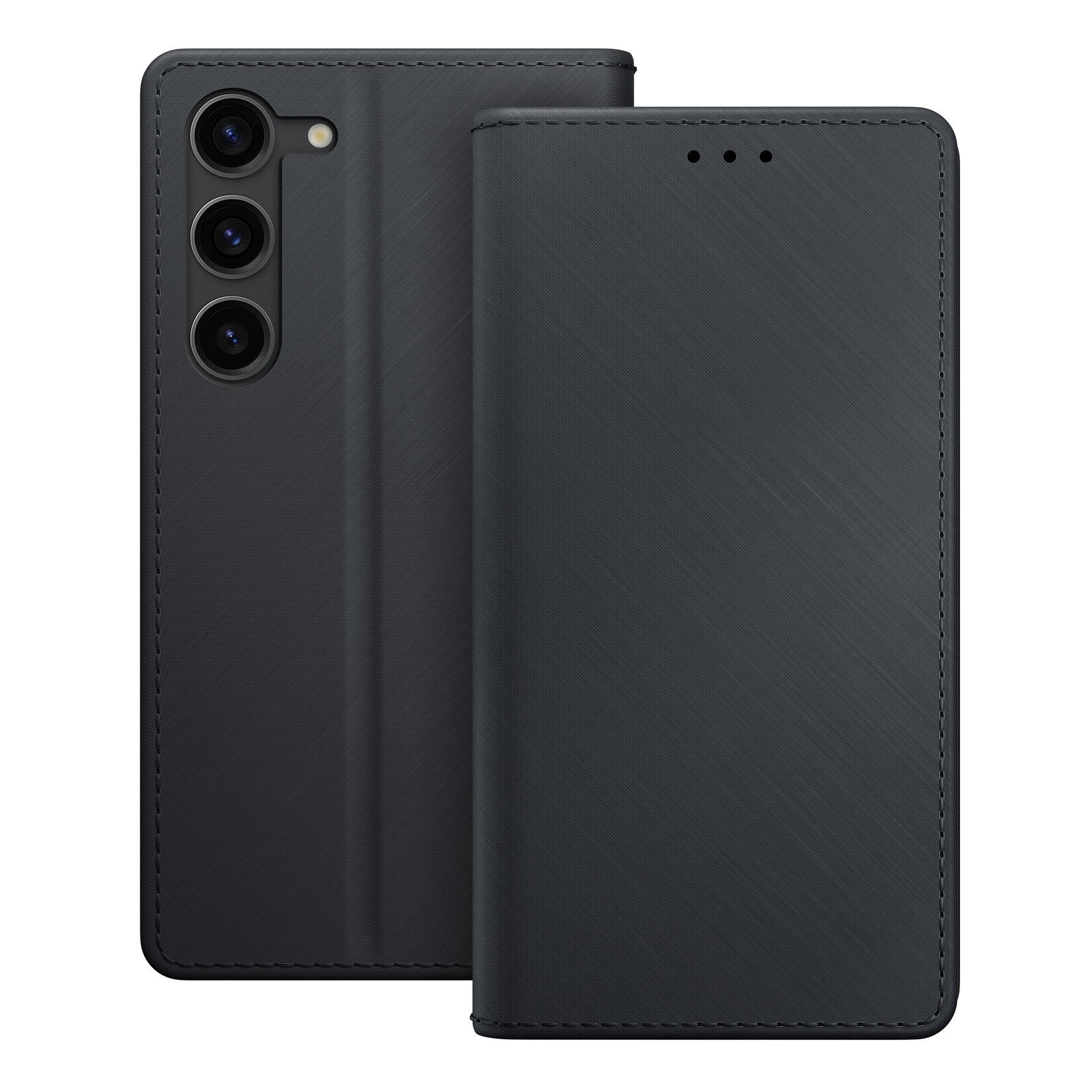 3mk wallet dėklas skirtas Samsung Galaxy S23 5G - Black