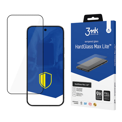 Grūdintas stiklas 3mk HardGlass Max Lite Black, skirtas Google Pixel 9 Pro XL