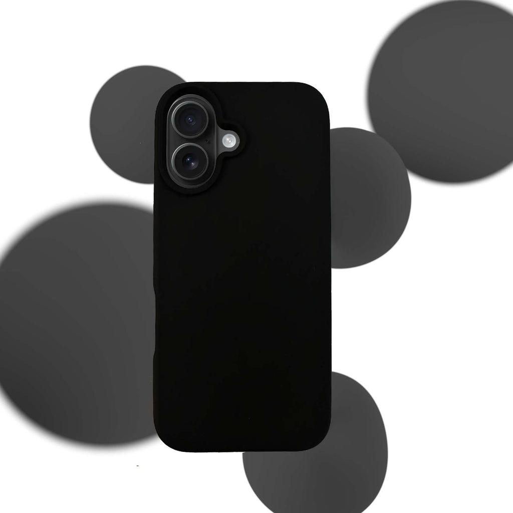 3mk silikoninis dėklas, skirtas iPhone 16 Plus – juodas