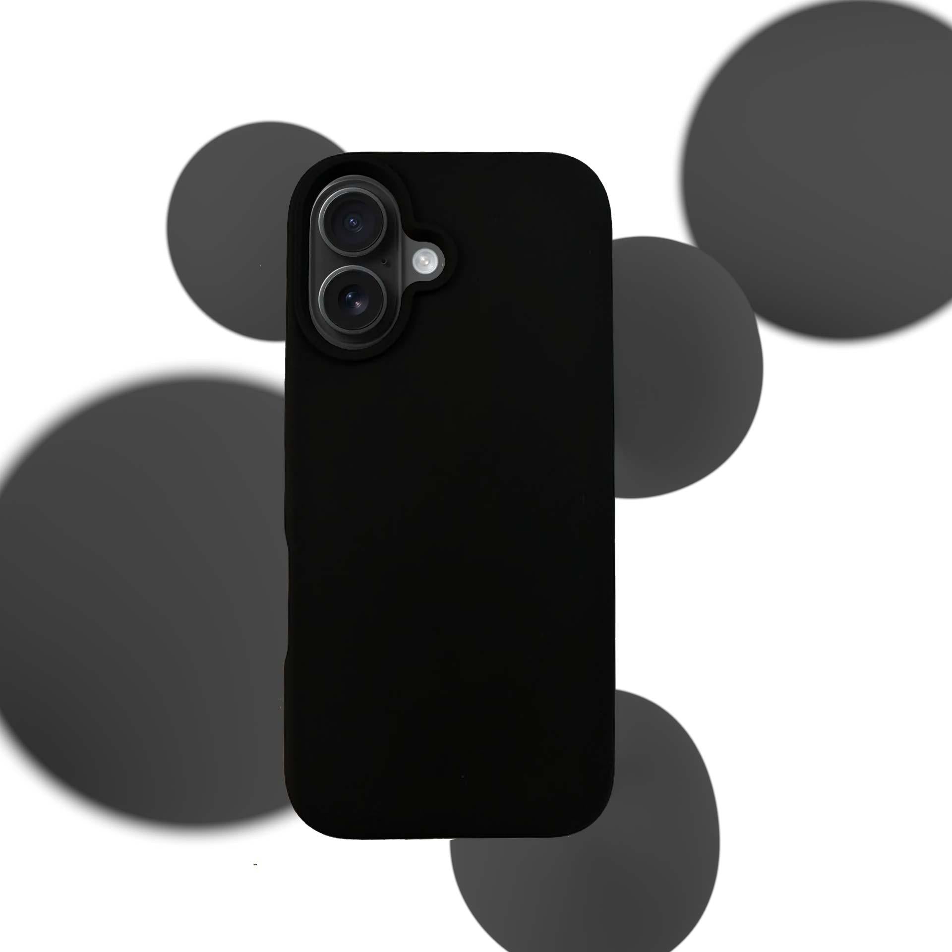 3mk silikoninis dėklas, skirtas iPhone 16 Plus – juodas