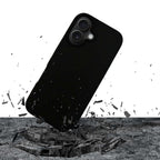 3mk silikoninis dėklas, skirtas iPhone 16 Plus – juodas