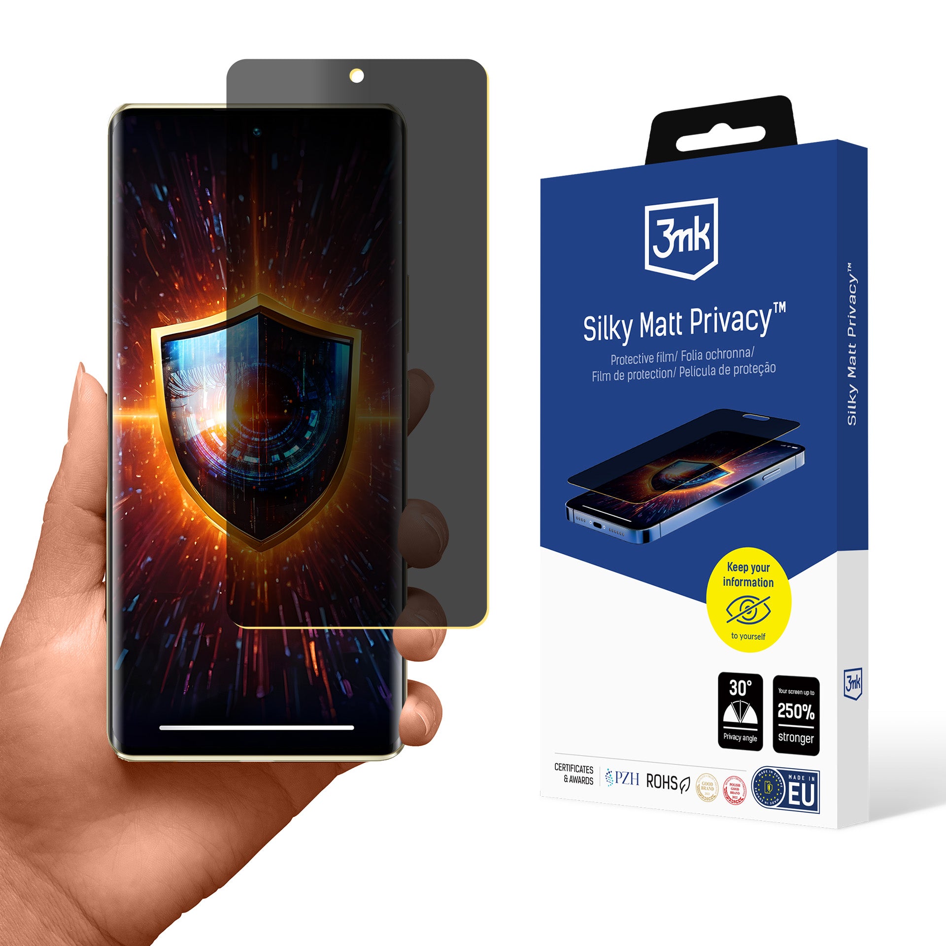 3mk Silky Matt Privacy Infinix Zero 30 5G privatumo plėvelė -- Infinix Zero 30 5G