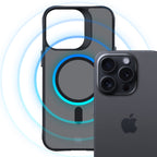 3mk Smoke MagCase su MagSafe, skirtas iPhone 15 Pro – pusiau permatomas