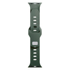 3mk silikoninis laikrodžio dirželis, skirtas Apple Watch 42/44/45/49 mm – žalias