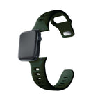3mk silikoninis laikrodžio dirželis, skirtas Apple Watch 42/44/45/49 mm – žalias
