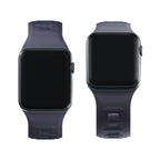 3mk silikoninis laikrodžio dirželis, skirtas Apple Watch 42/44/45/49 mm – pilka