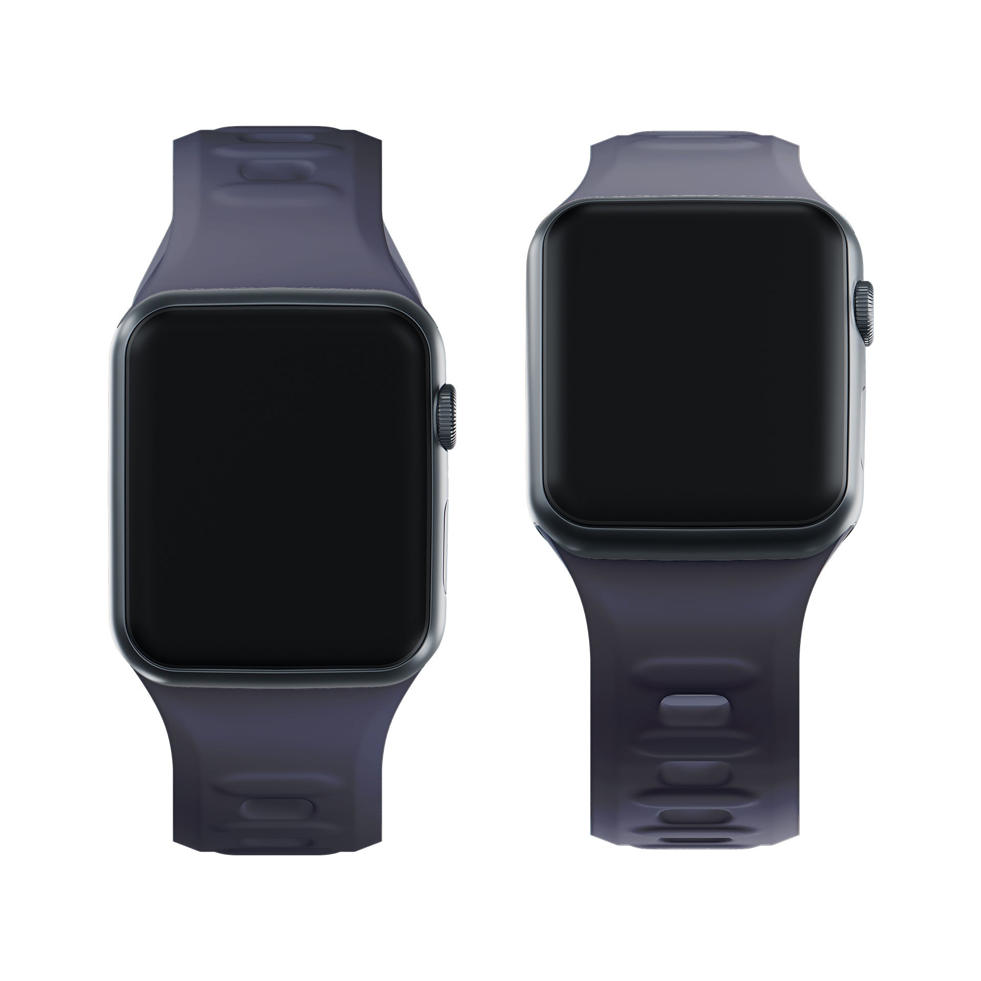 3mk silikoninis laikrodžio dirželis, skirtas Apple Watch 42/44/45/49 mm – pilka