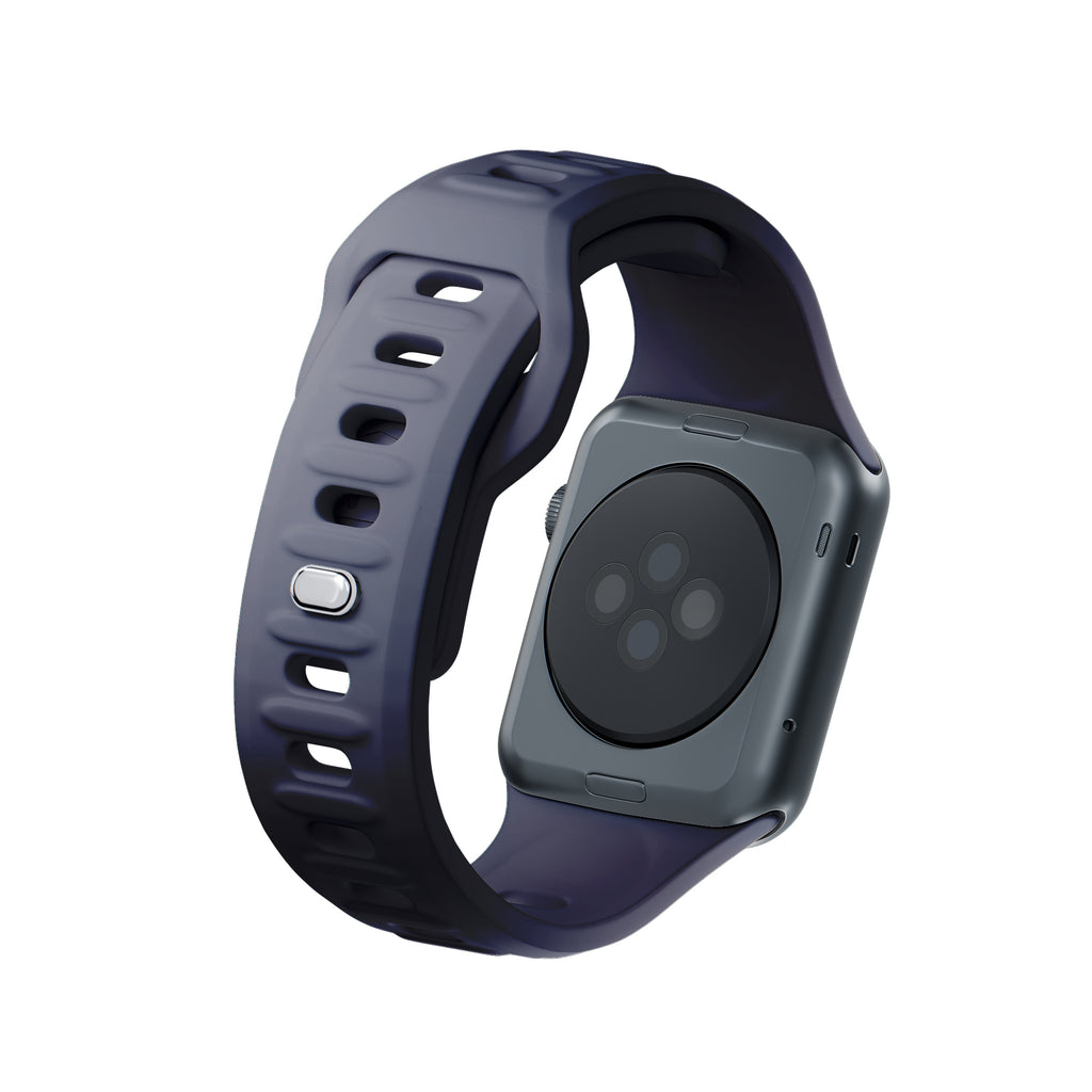3mk silikoninis laikrodžio dirželis, skirtas Apple Watch 42/44/45/49 mm – pilka