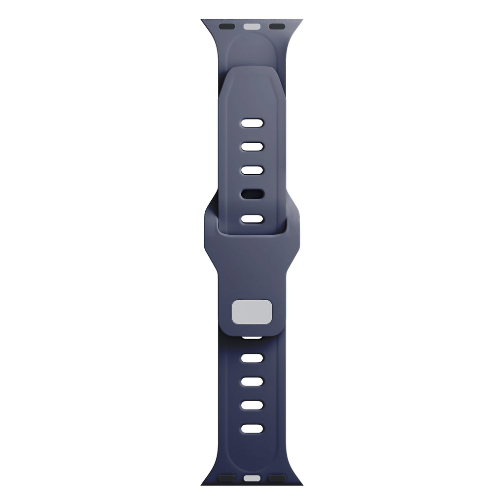 3mk silikoninis laikrodžio dirželis, skirtas Apple Watch 42/44/45/49 mm – pilka