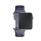 3mk silikoninis laikrodžio dirželis, skirtas Apple Watch 42/44/45/49 mm – pilka