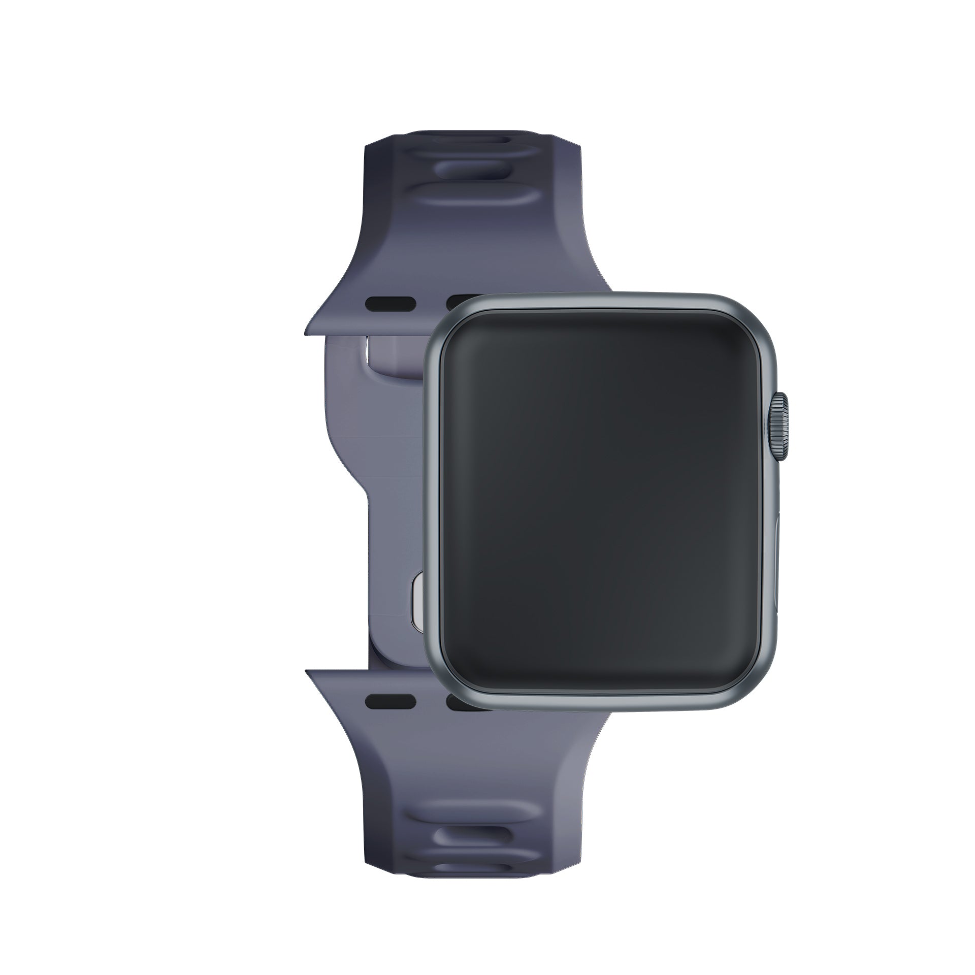 3mk silikoninis laikrodžio dirželis, skirtas Apple Watch 42/44/45/49 mm – pilka