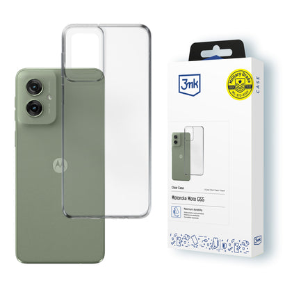 3mk skaidrus dėklas, skirtas Motorola Moto G55 5G - skaidrus -- Motorola Moto G55 5G