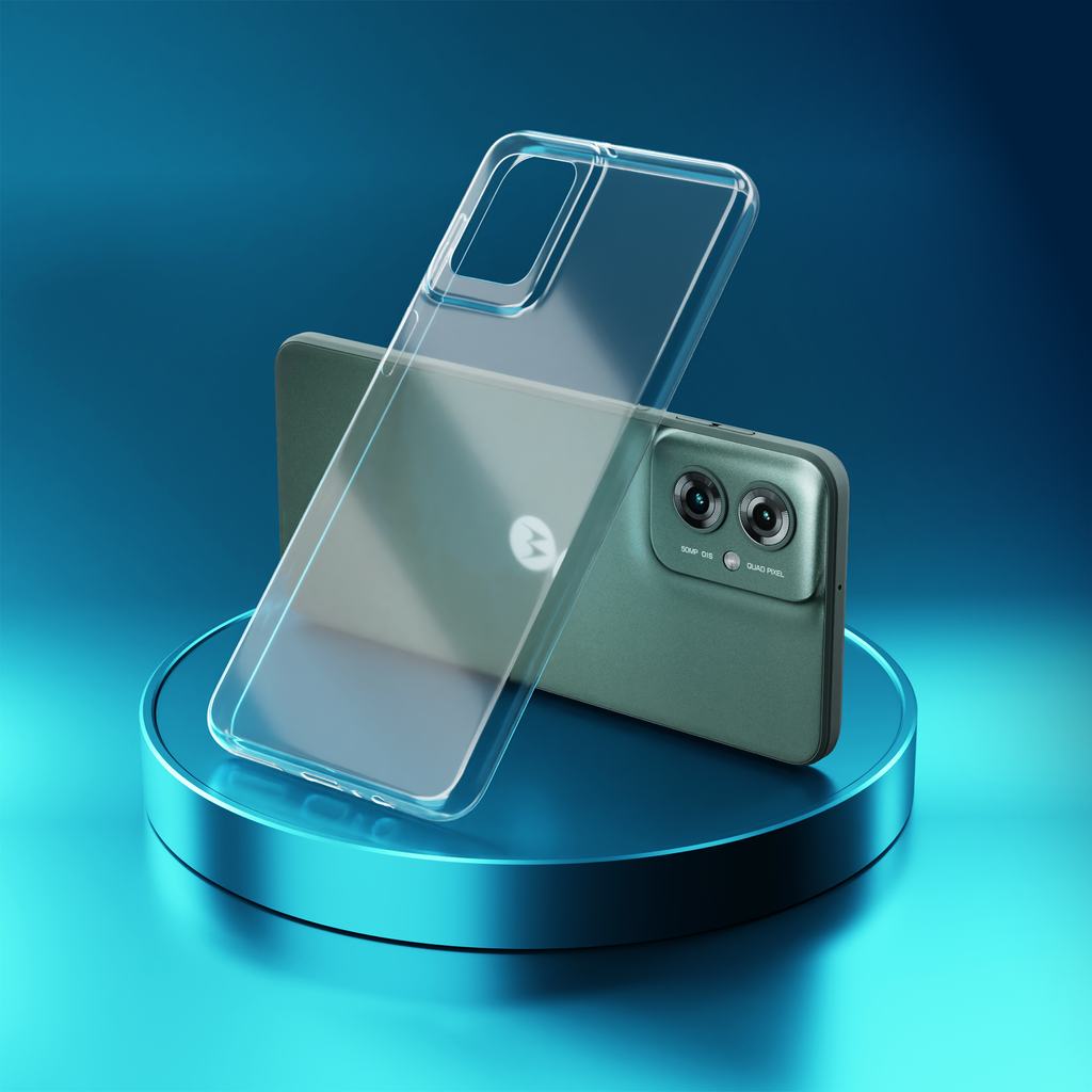3mk skaidrus dėklas, skirtas Motorola Moto G55 5G - skaidrus -- Motorola Moto G55 5G