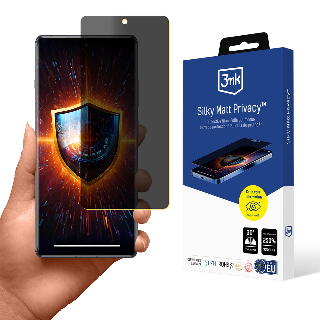 3mk Silky Matt Privacy™ matinis privatumo ekrano apsauginis folius OnePlus 12R -- OnePlus 12R