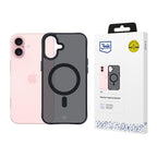 3mk Smoke MagCase su MagSafe iPhone 16 - pusiau permatomas