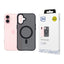 3mk Smoke MagCase su MagSafe iPhone 16 - pusiau permatomas