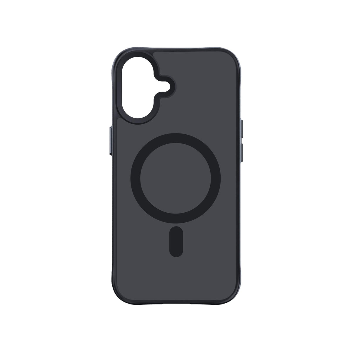 3mk Smoke MagCase su MagSafe iPhone 16 - pusiau permatomas