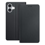 3mk Wallet Case skirtas iPhone 16 - Juodas -- iPhone 16