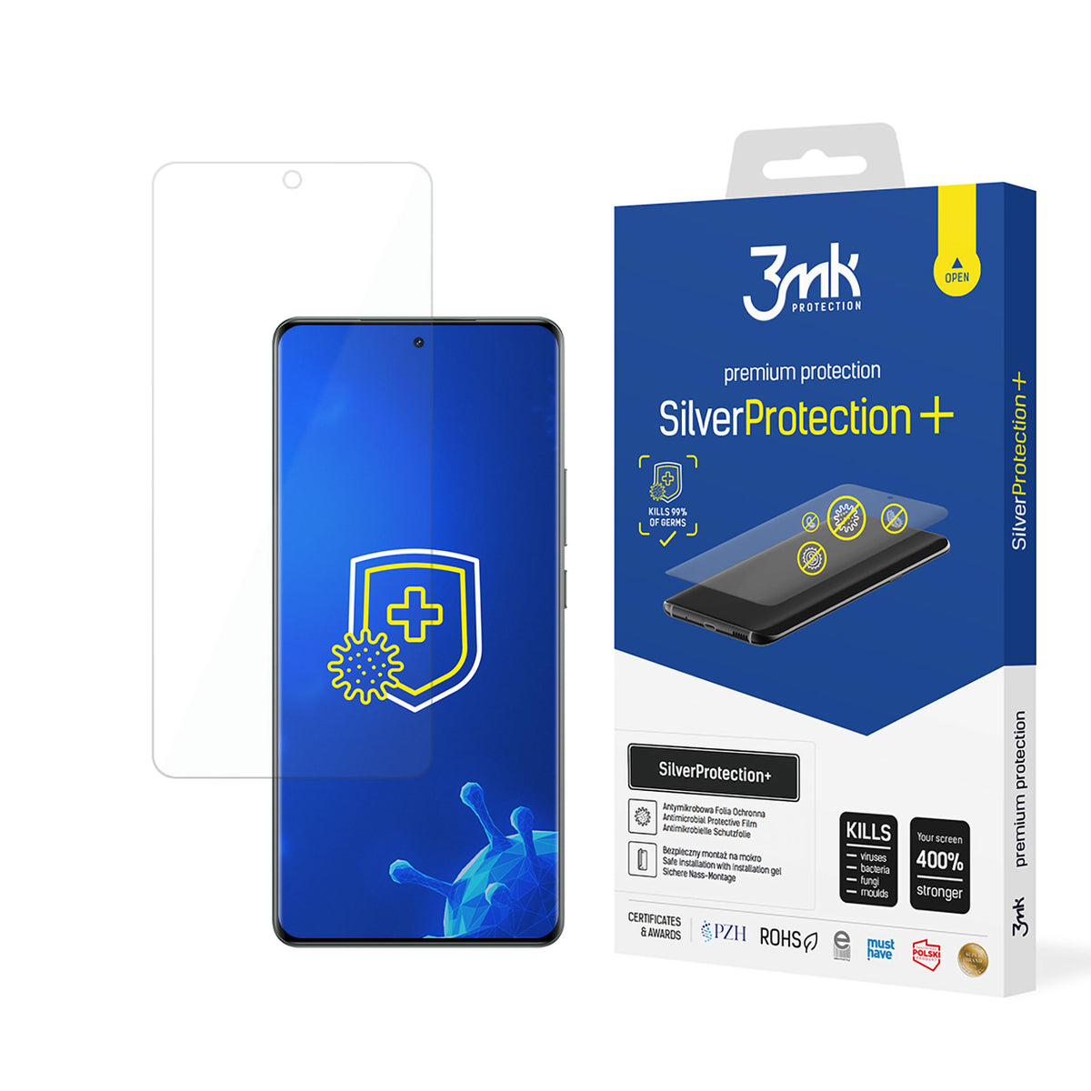 Apsauginė plėvelė 3mk SilverProtection+ skirta Realme GT 6 -- Realme GT 6