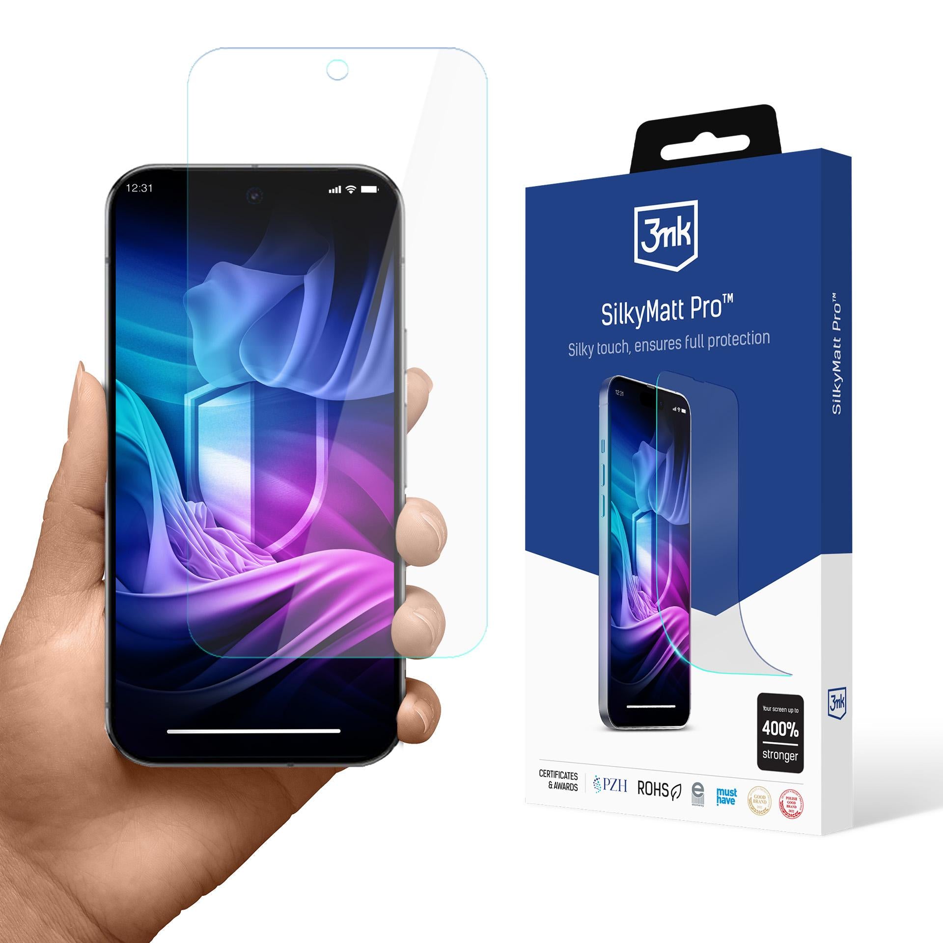 3mk Silky Matt Pro ekrano apsauga, skirta Google Pixel 9 Pro XL