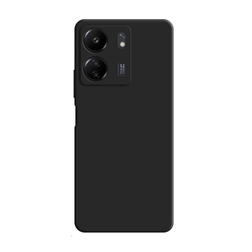 3mk silikoninis dėklas, skirtas Xiaomi Redmi 13C/POCO C65 - juodas -- Xiaomi Redmi 13C