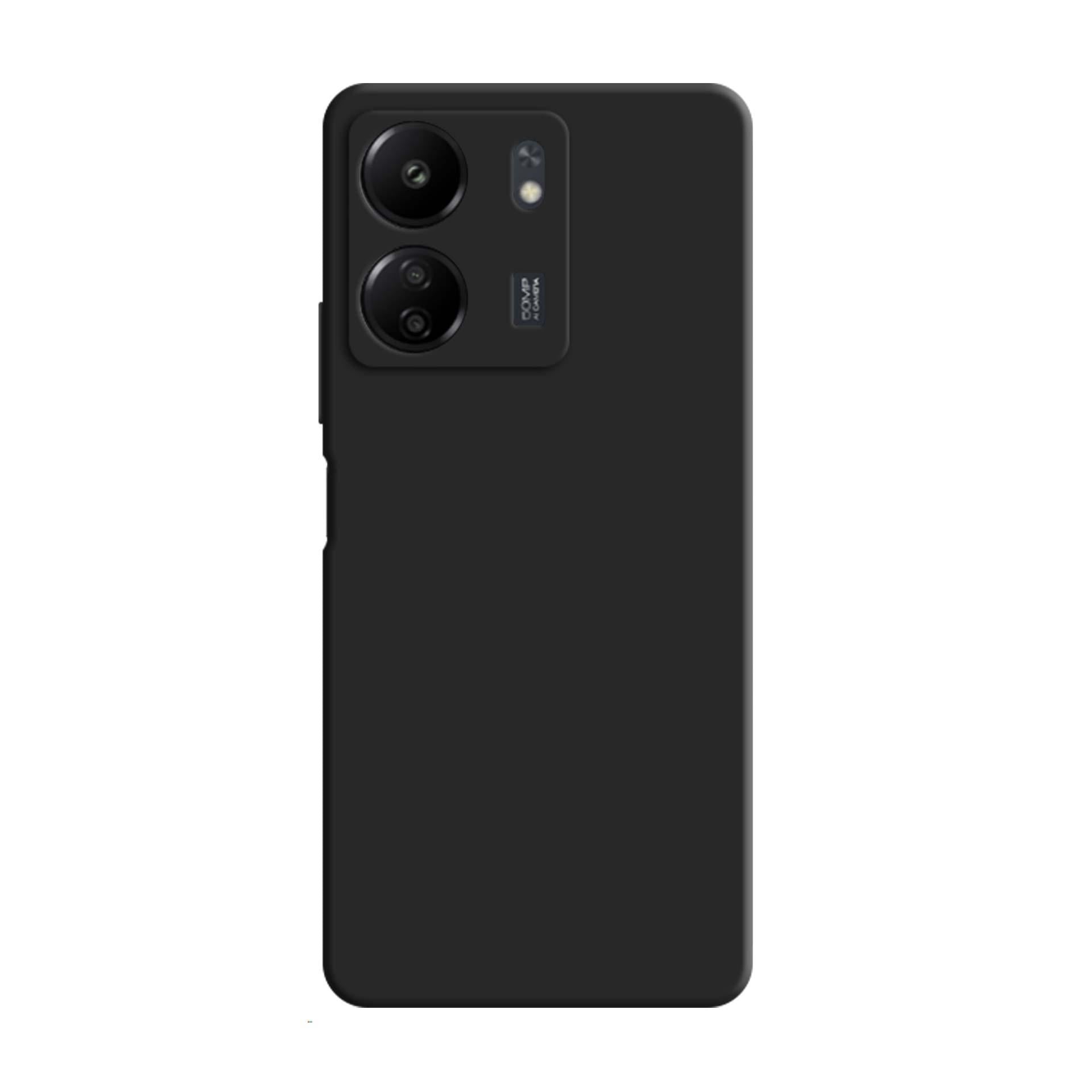3mk silikoninis dėklas, skirtas Xiaomi Redmi 13C/POCO C65 - juodas -- Xiaomi Redmi 13C