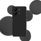 3mk silikoninis dėklas, skirtas Xiaomi Redmi 13C/POCO C65 - juodas -- Xiaomi Redmi 13C
