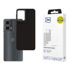 3mk matinis dėklas, skirtas Motorola Moto G85 – juodas -- Motorola Moto G85
