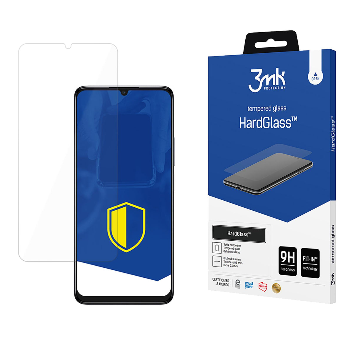 3mk HardGlass grūdintas stiklas, skirtas TCL 505 -- Cell phone tempered glass