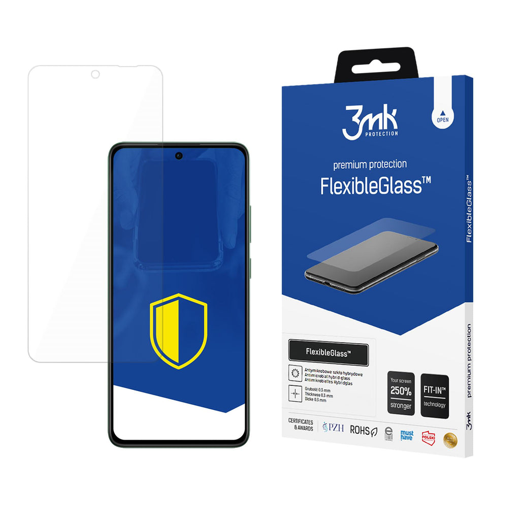 Grūdintas stiklas 3mk FlexibleGlass skirtas Oppo Reno 12 F \ FS -- Oppo Reno 12 F