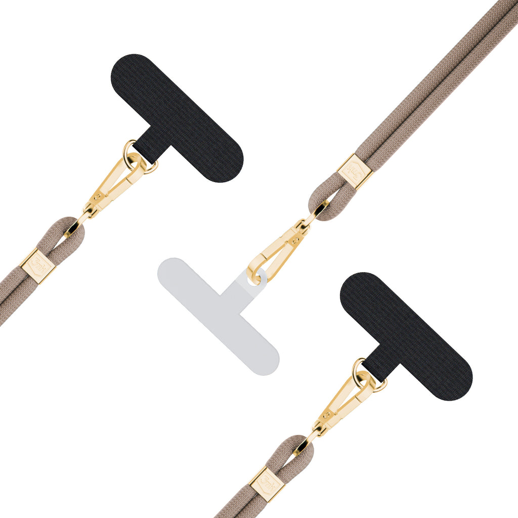 Smartphone Lanyard 3mk EasyClip Elite – smėlio spalvos -- Cell phone cases and covers
