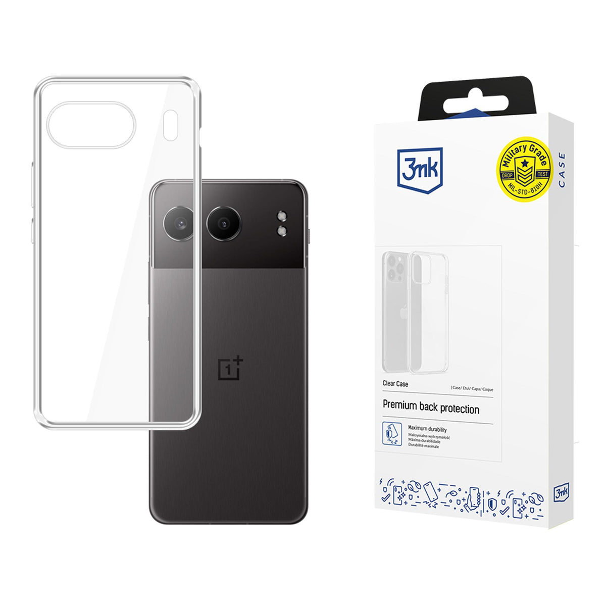3mk skaidrus dėklas, skirtas OnePlus Nord 4 – skaidrus -- OnePlus Nord 4