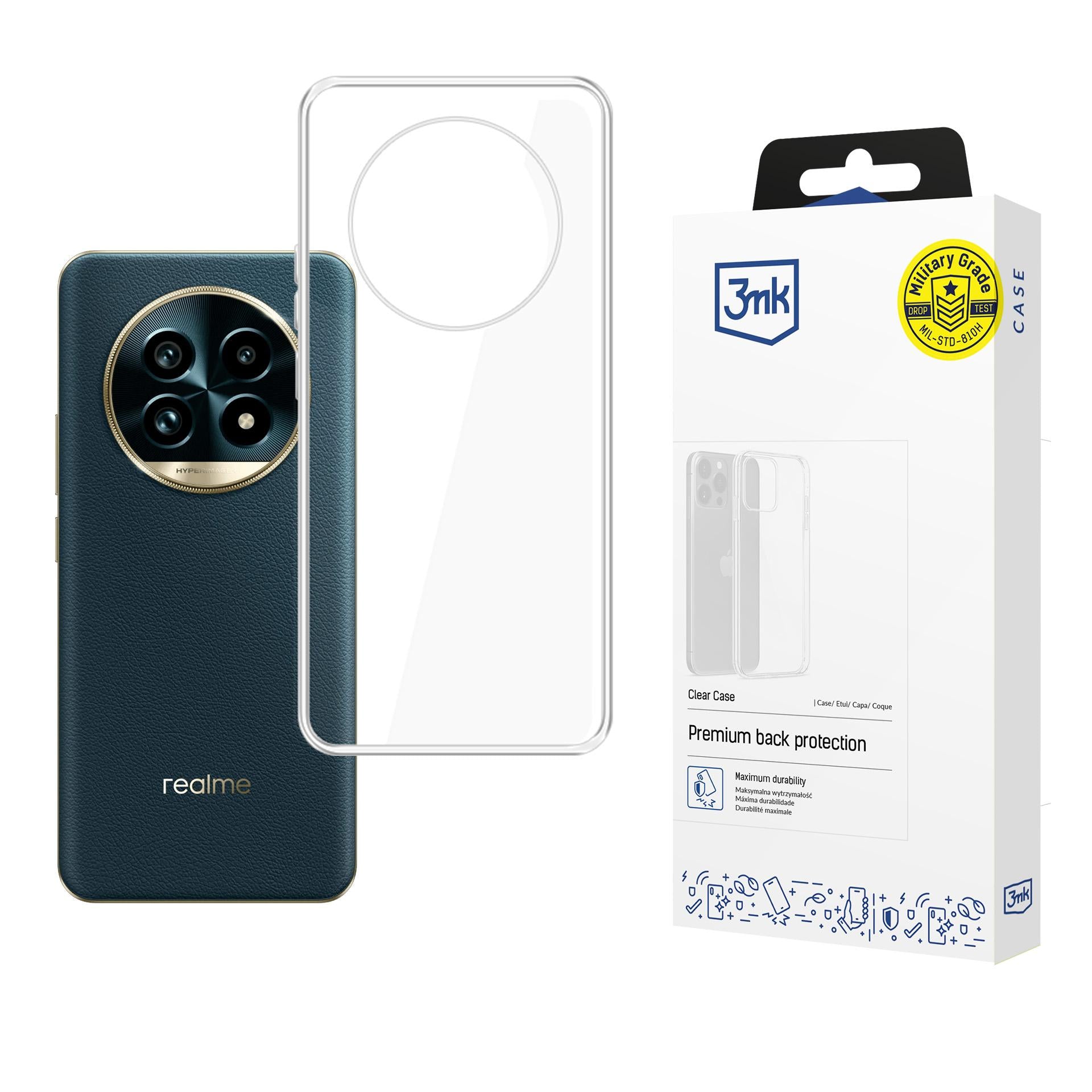 3mk skaidrus dėklas, skirtas Realme 13 Pro+ 5G / Realme 13 Pro 5G – skaidrus -- Realme 13 Pro+ 5G
