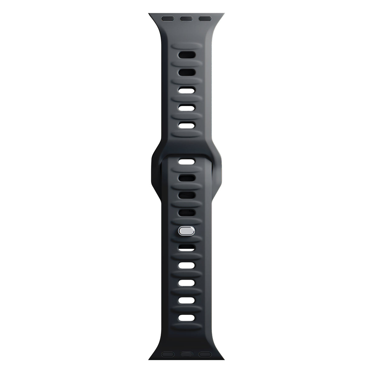 3mk silikoninis laikrodžio dirželis, skirtas Apple Watch 38 / 40 / 41 mm - juodas -- Apple Watch 38