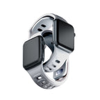 3mk silikono dirželis Apple Watch 42 / 44 / 45 / 49 mm - balta -- Apple Watch