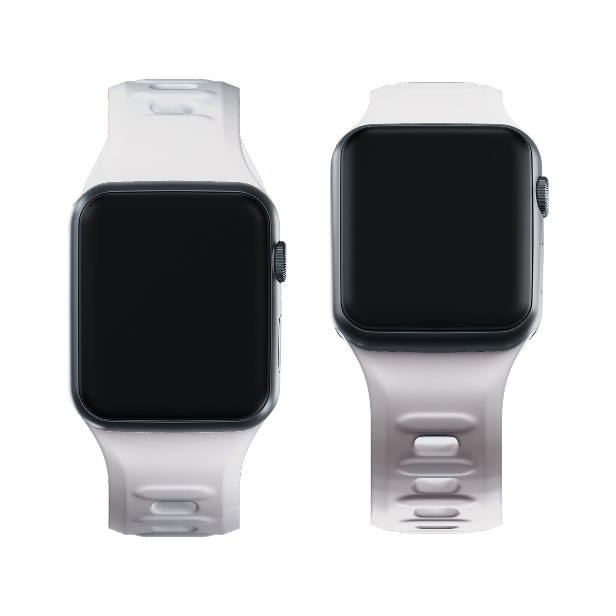 3mk silikono dirželis Apple Watch 42 / 44 / 45 / 49 mm - balta -- Apple Watch