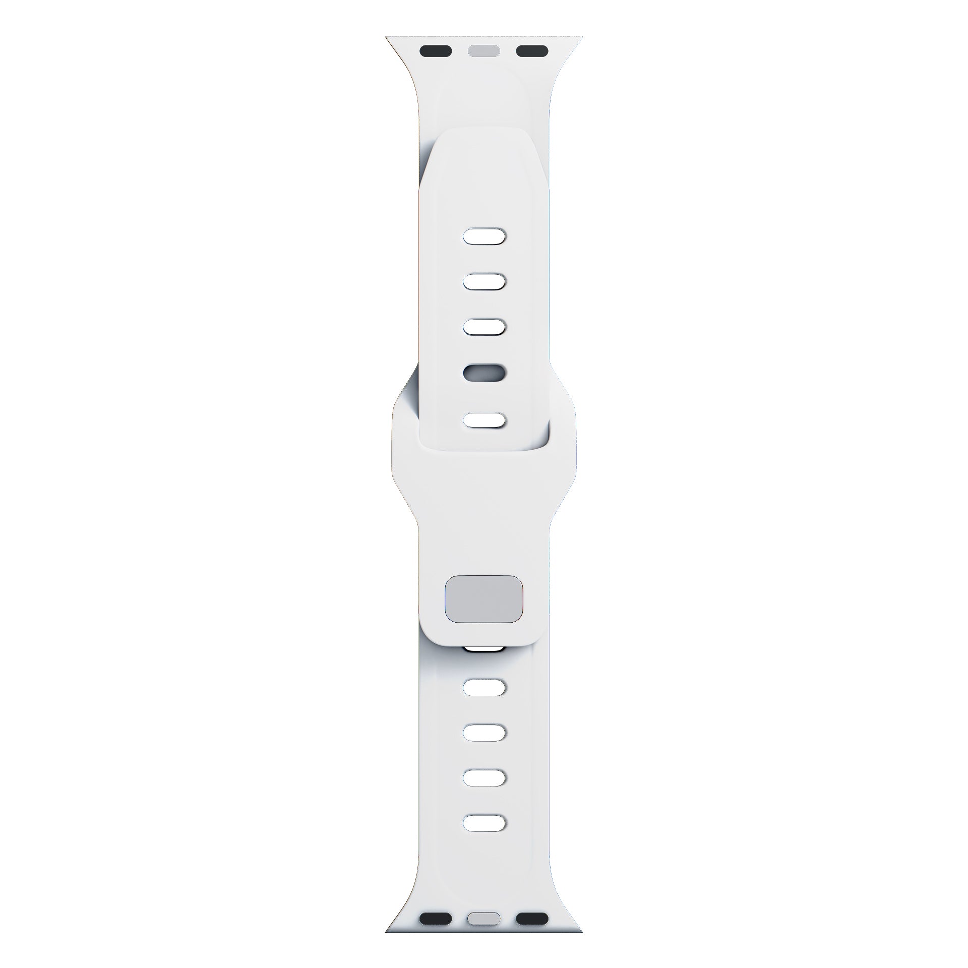 3mk silikono dirželis Apple Watch 42 / 44 / 45 / 49 mm - balta -- Apple Watch