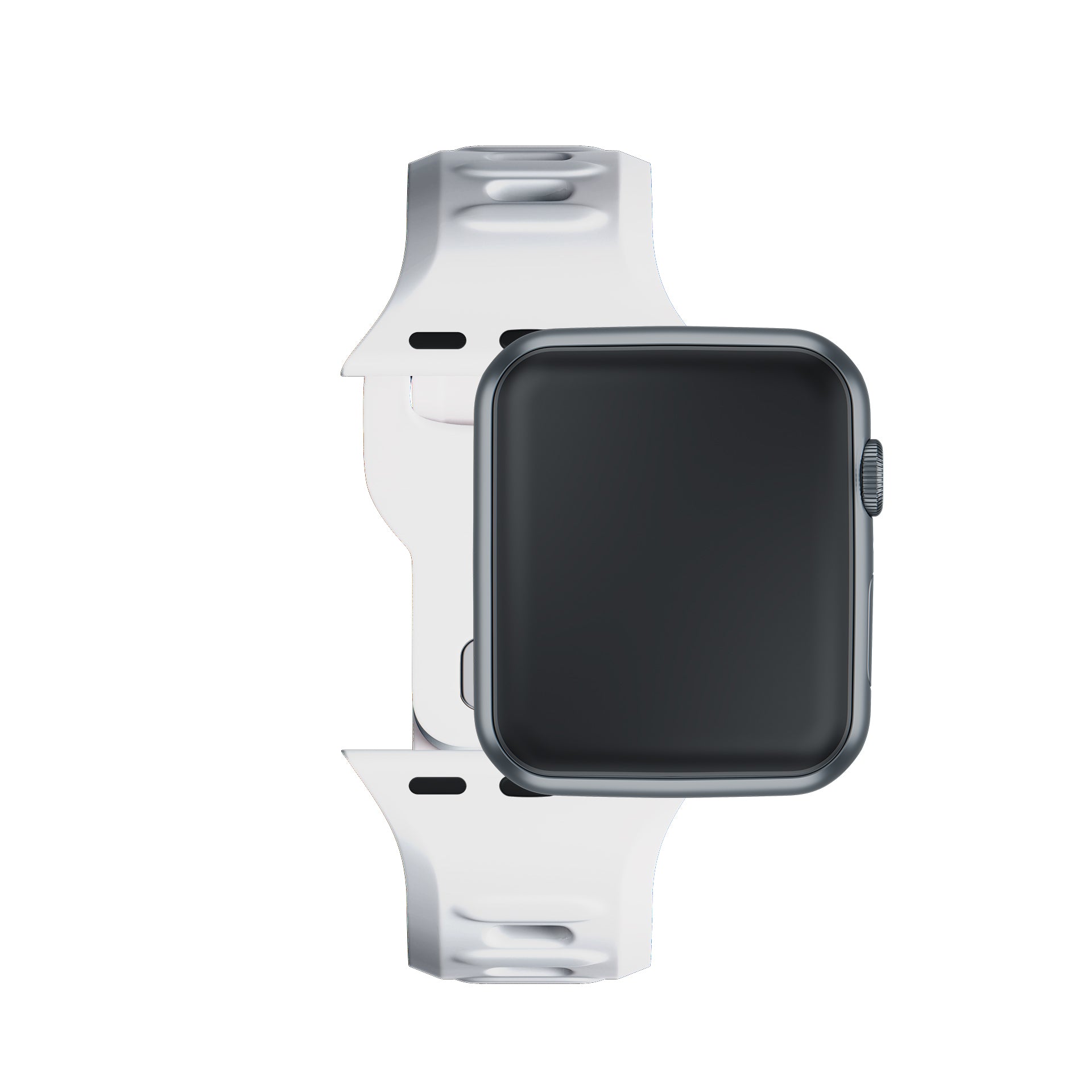3mk silikono dirželis Apple Watch 42 / 44 / 45 / 49 mm - balta -- Apple Watch