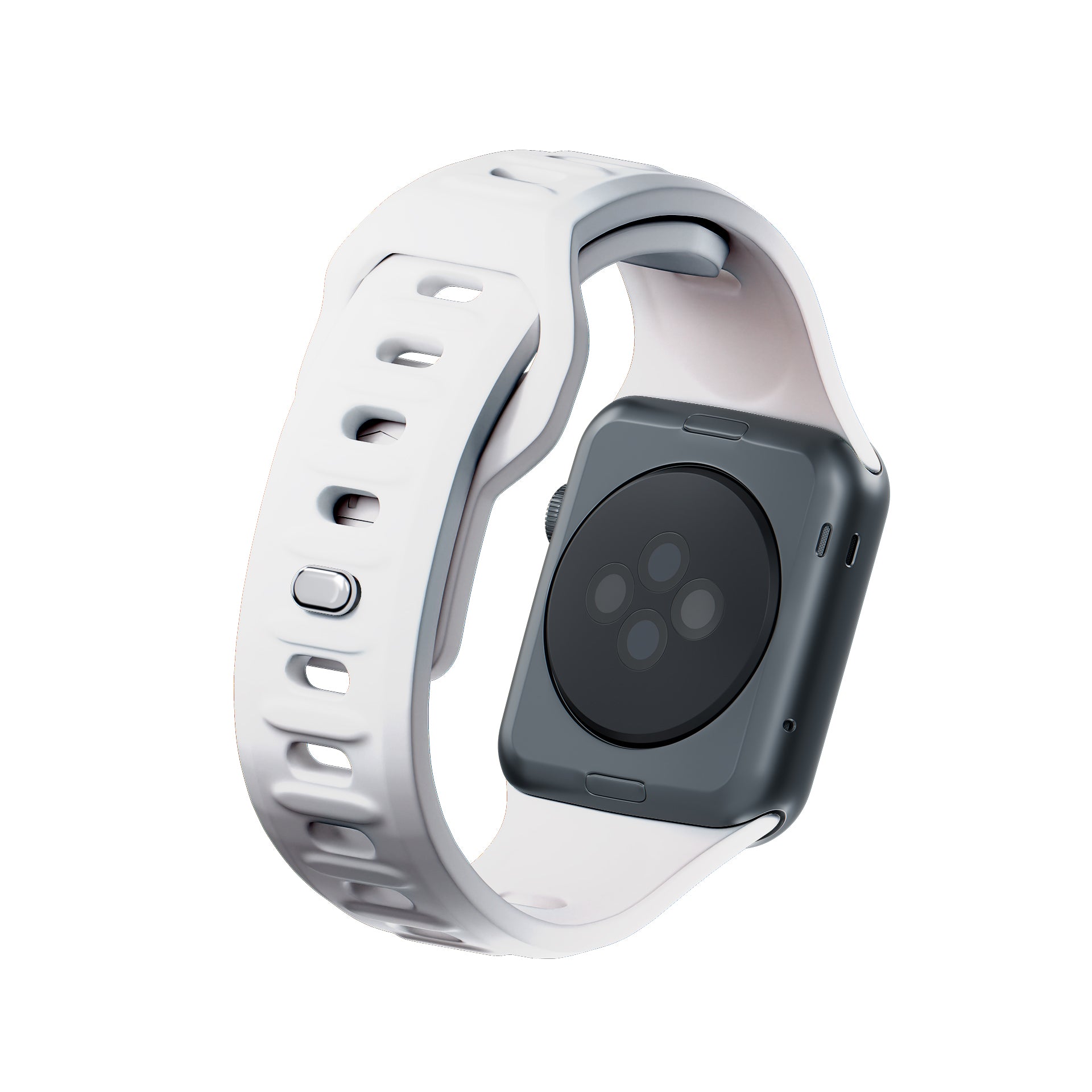 3mk silikono dirželis Apple Watch 42 / 44 / 45 / 49 mm - balta -- Apple Watch
