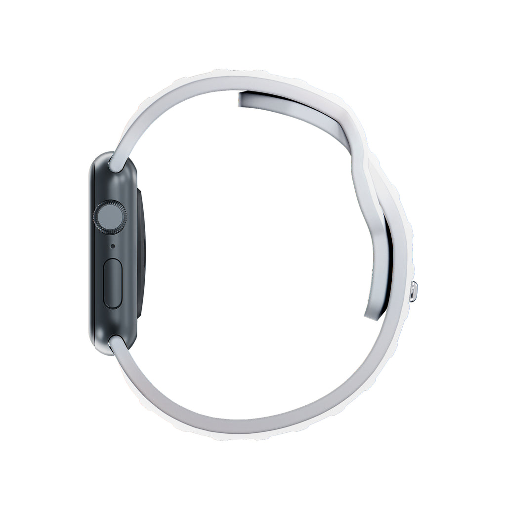 3mk silikono dirželis Apple Watch 42 / 44 / 45 / 49 mm - balta -- Apple Watch