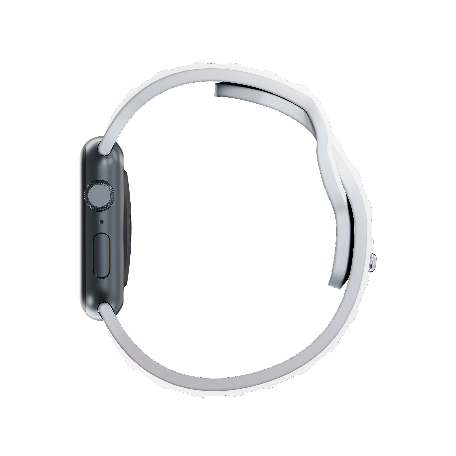 3mk silikono dirželis Apple Watch 42 / 44 / 45 / 49 mm - balta -- Apple Watch