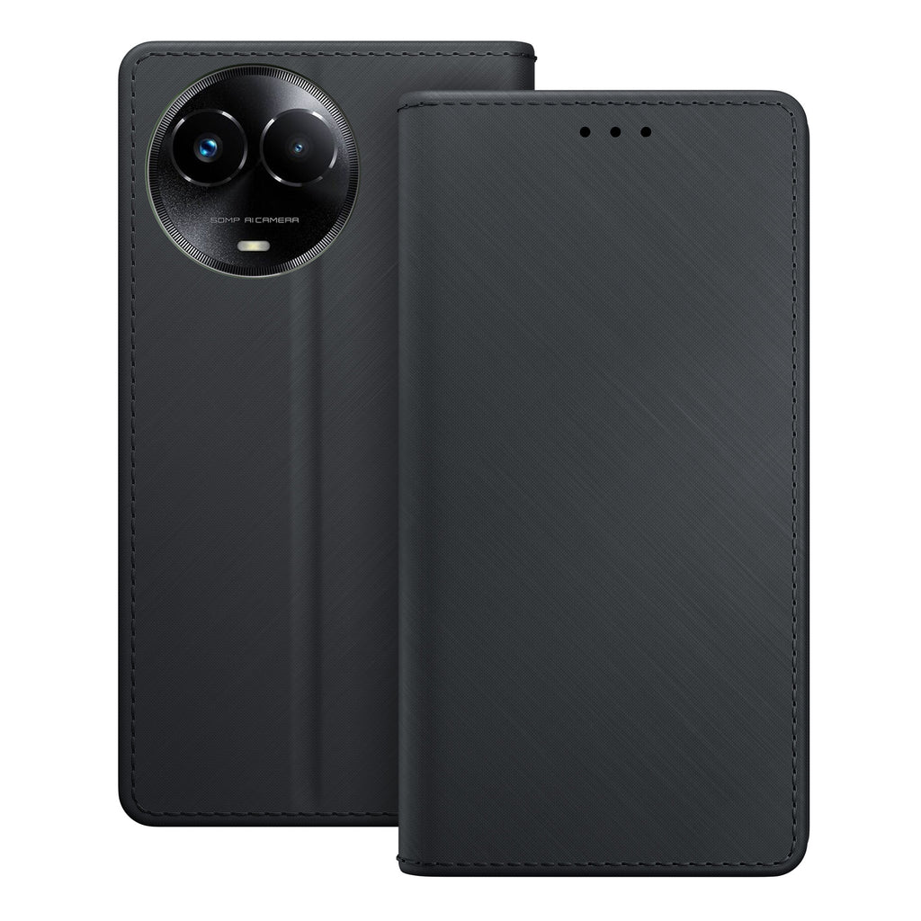 3mk piniginės dėklas, skirtas Realme C67 5G – juodas -- Realme C67 5G