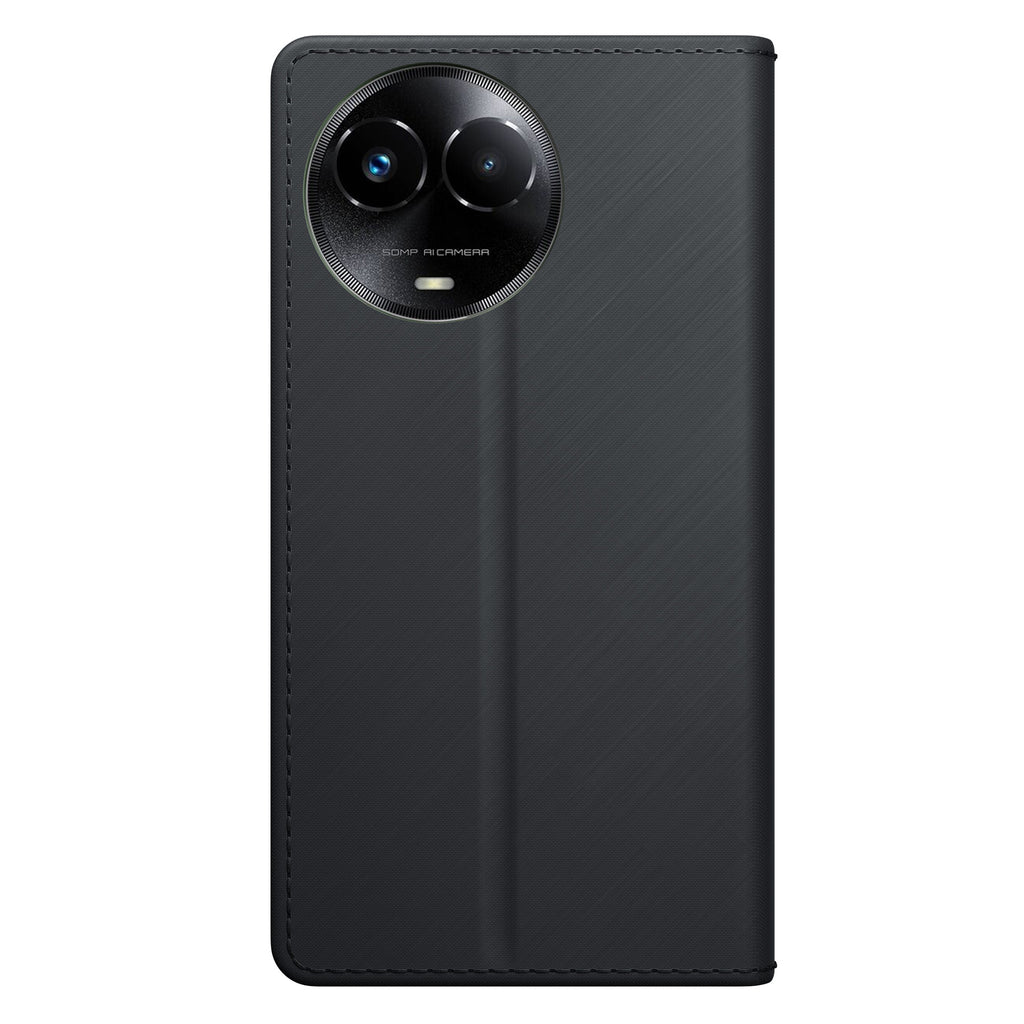 3mk piniginės dėklas, skirtas Realme C67 5G – juodas -- Realme C67 5G