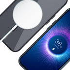 3mk Satin Armor MagCase su MagSafe, skirtas iPhone 15 – skaidrus su juodu rėmeliu